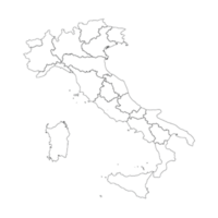 Landkarte Italien